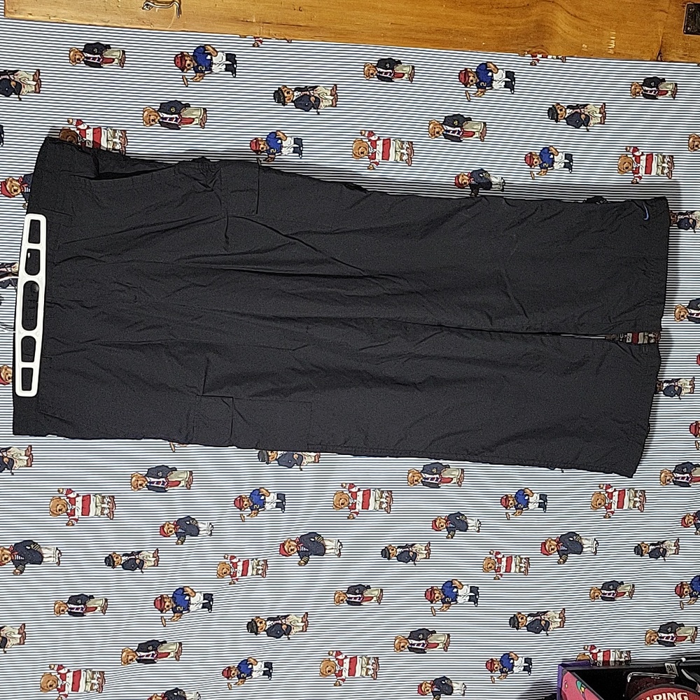 Vintage Y2k Nike Cargo Black Baggy Woven Style Pants Medium (8-10)